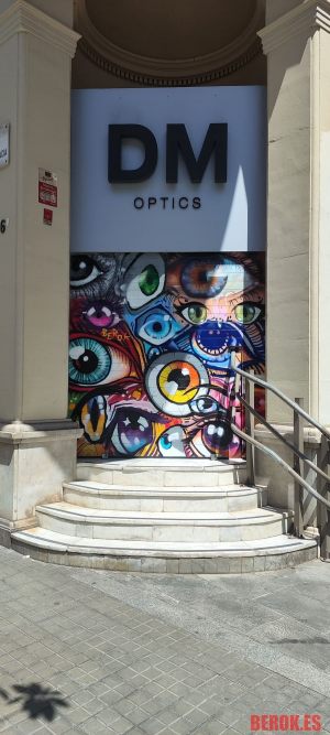 Graffiti Persiana Ojos Dm Optics Optica 300x100000